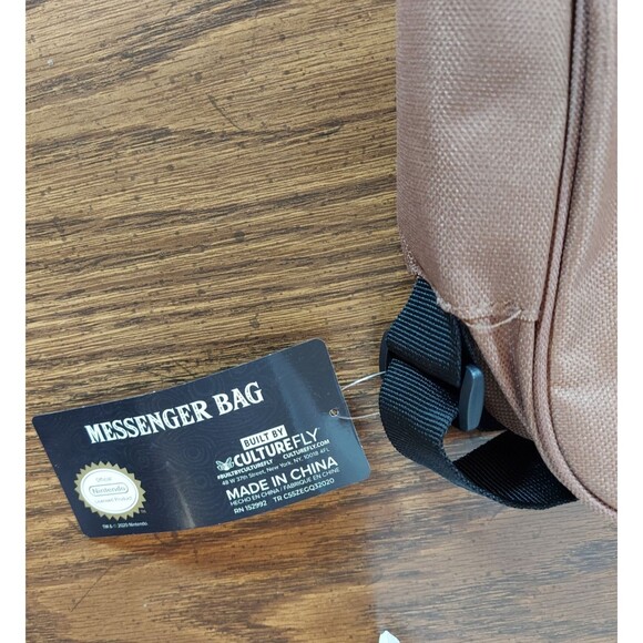 Legend of Zelda Breath of the Wild Messenger Bag Brown Z Sword CultureFly BS3 - Picture 3 of 6